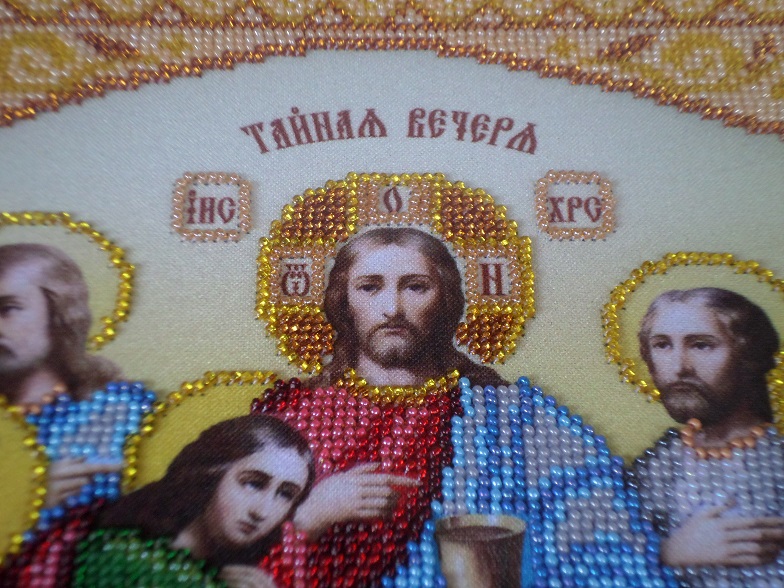 Икона вышитая бисером Киев